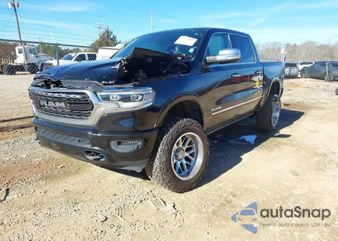 2019 Ram 1500 Limited z USA, uszkodzony, nr VIN 1C6SRFHT8KN752302